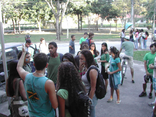 Recep&ccedil;&atilde;o dos calouro 2008-2